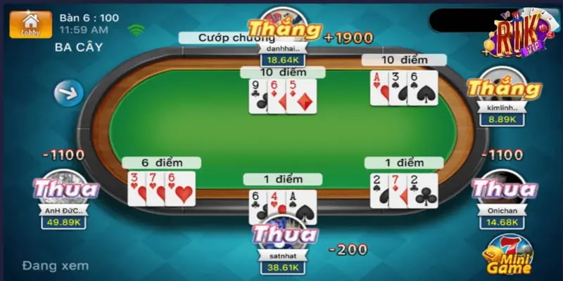 Ưu điểm khi chơi Poker tại Rikvip
